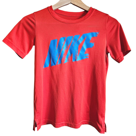 2 PACK! Nike DriFit Quick Dry TShirts Red Blue Boy's Size Medium - Picture 3 of 12